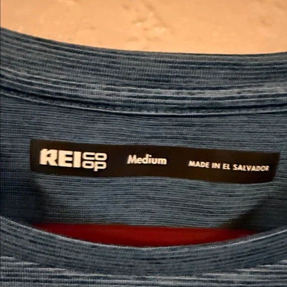 REI Women’s Blue Athletic Shirt - Picture 2 of 5